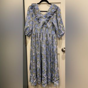 Homemade multi print dress